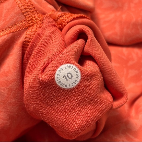 Lululemon Wunder Train High Rise Short Crunch Warm Coral size 10 - Picture 9 of 10
